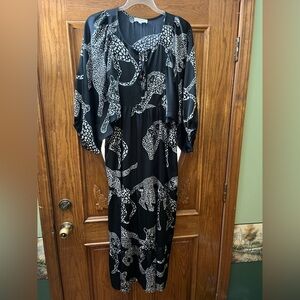 Lovely Melody Animal Print Dress 2XL 3 tier